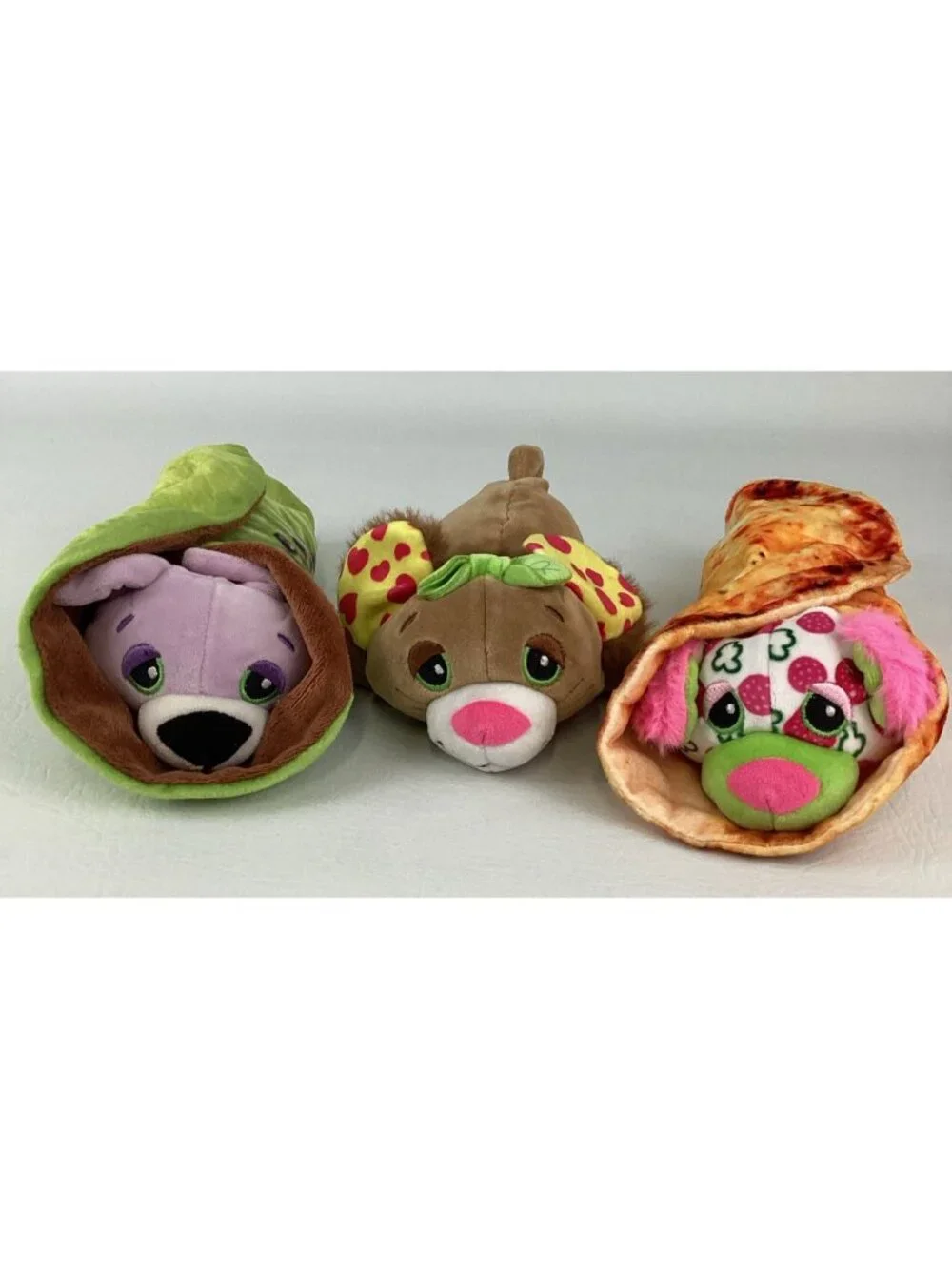 Cutetitos Plush Stuffed Animal Toy Lot Wraps Basilito Mouse Pizzaitos Peppito - Picture 1 of 12